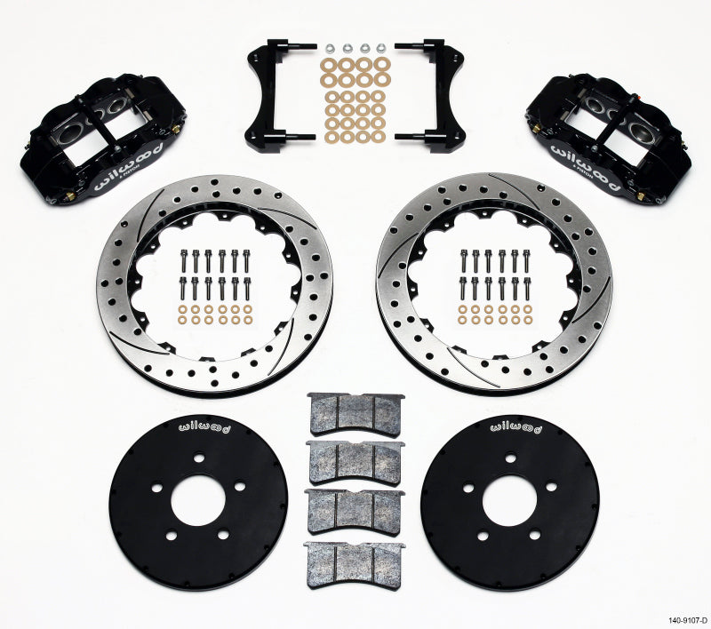 Wilwood Narrow Superlite 6R Front Hat Kit 12.88in Drilled 1994-2004 Mustang - #140-9107-D