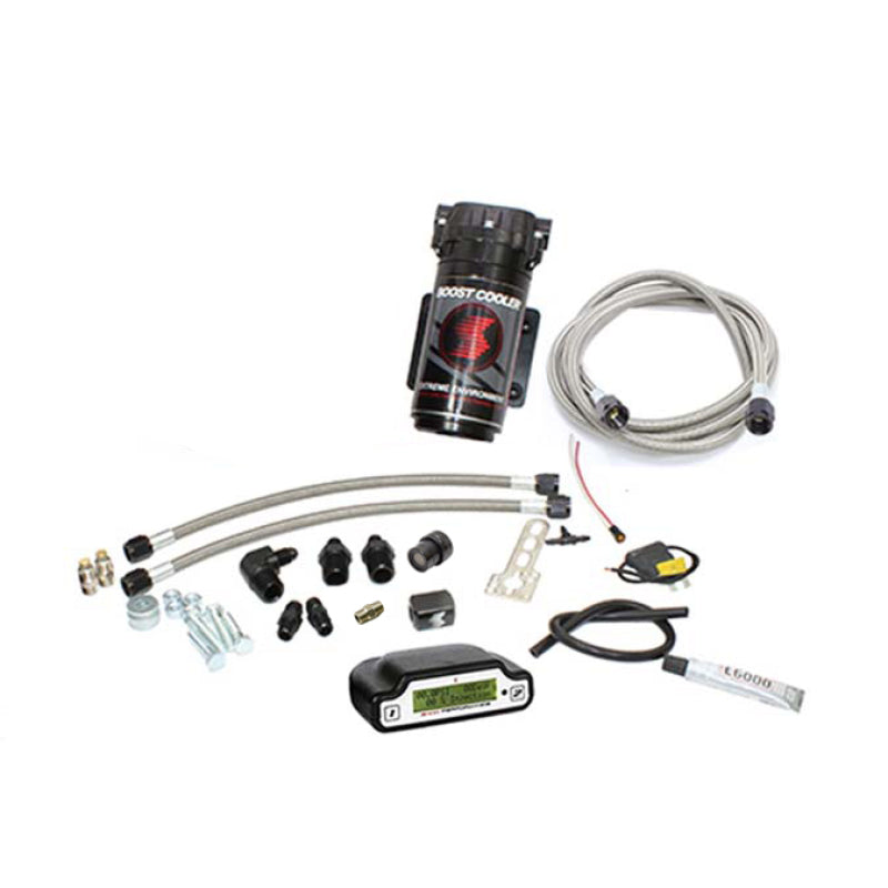 Snow Performance SNO-310-BRD-T Stage 3 Boost Cooler EFI 2D MAP Prog Water Injection Kit (SS Brded Line/4AN) w/o Tank