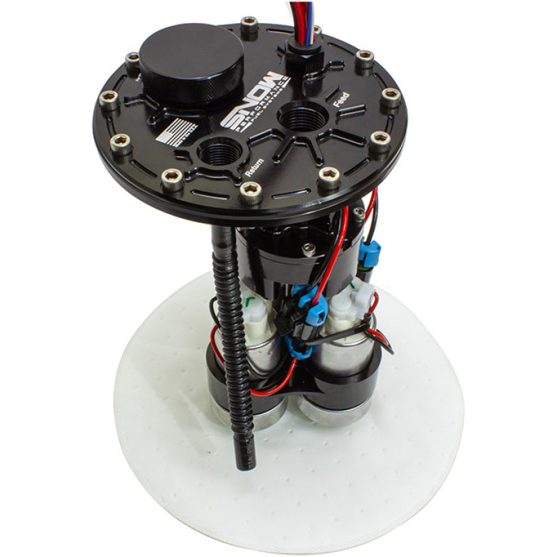 Snow Performance SNF-52910 Universal 15-20 Gal 9.72in Depth Fuel Hat (2 Pump)