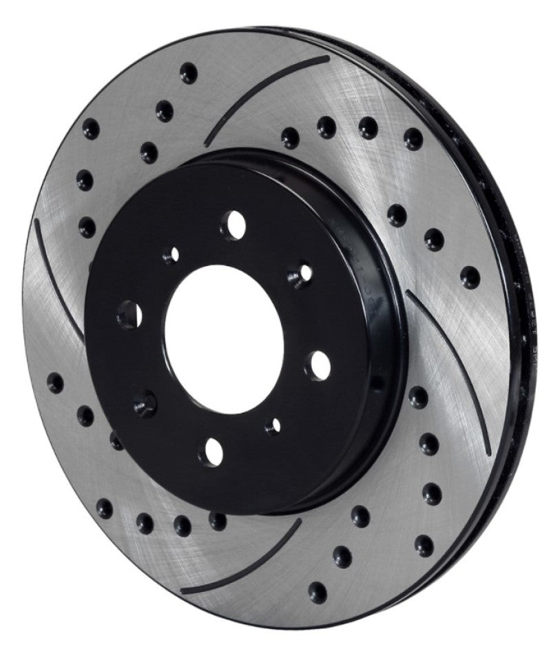 Wilwood Rotor-.68in Offset-SRP-BLK-Drill-LH 10.32 x .83 - 4 x 3.93 - #160-12839-BK
