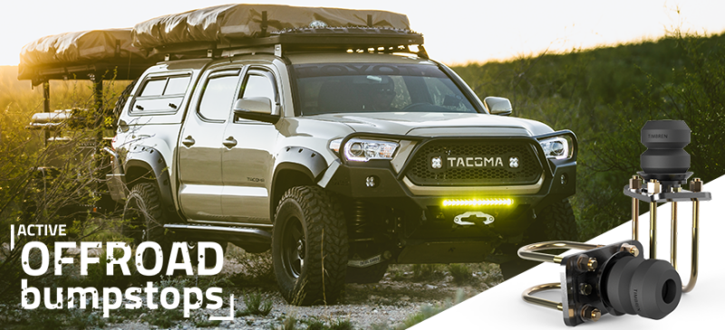 Timbren Active Offroad Bump Stops - 4th Gen Tacoma, 3rd Gen Tundra & Land Cruiser 250 Off-Road Bumpstops - Rear Kit