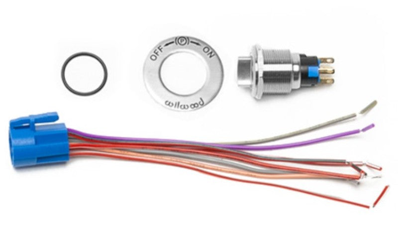 Wilwood Electronic Parking Brake Caliper Switch Kit w/ On/Off Sticker - #300-15936