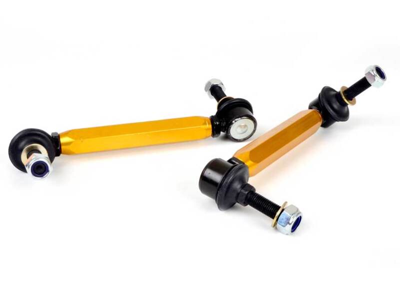 Whiteline KLC173 Rear Sway Bar Link Kit Heavy Duty-Adjustable Steel Ball for 1998-2005 Hyundai Sonata, 2009-2012 Nissan GT-R