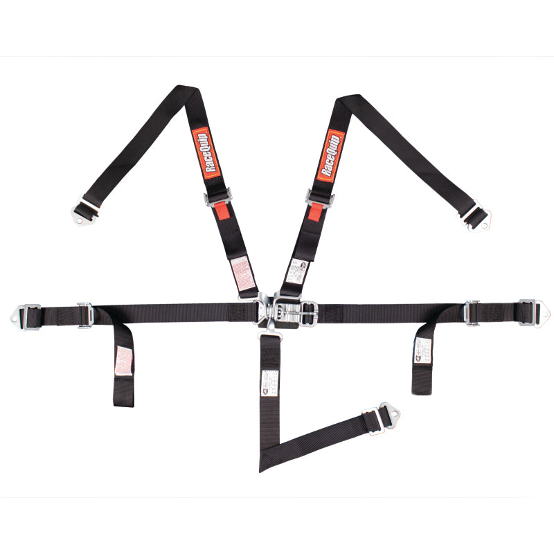 RaceQuip 709009 Black Junior Latch & Link 5-Point Harness
