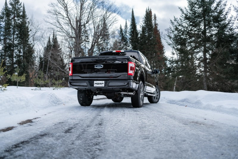 MBRP S5211BLK Cat-Back Exhaust System - 2021-2026 Ford F-150 2.7L/3.5L EcoBoost / 5.0L