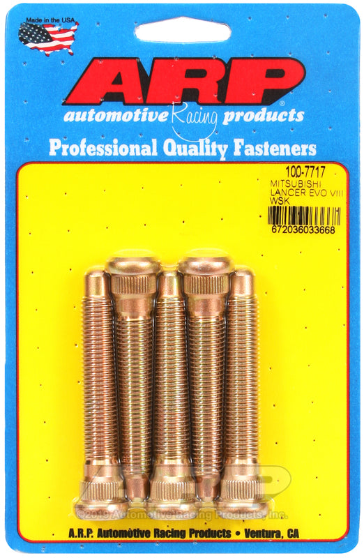 ARP 100-7717 for 03-06 Evo 8/9 Wheel Stud Kit (5 Studs/One Wheel)