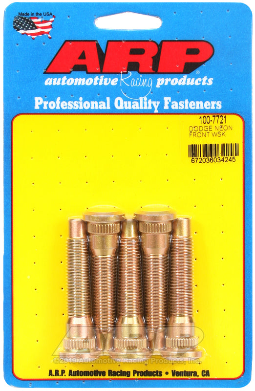 ARP 100-7721 for Dodge Neon Front Wheel Stud Kit
