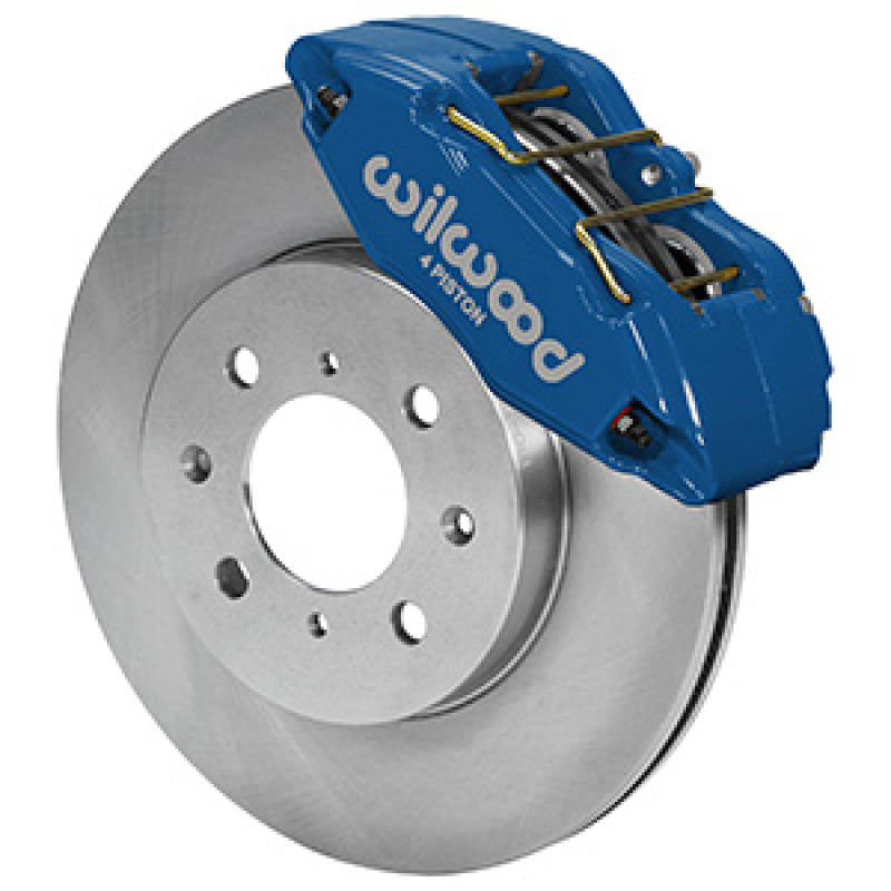 Wilwood DPHA Front Caliper & Rotor Kit Honda / Acura w/ 262mm OE Rotor - Competition Blue - #140-12996-CB
