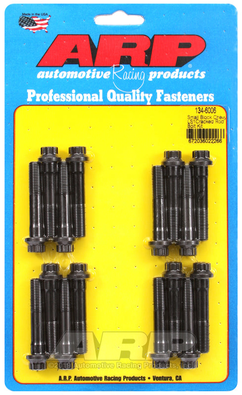 ARP 134-6006 for Chevy LS Gen III/IV & 6.2L LT1 Cracked Cap Rod Bolt Kit