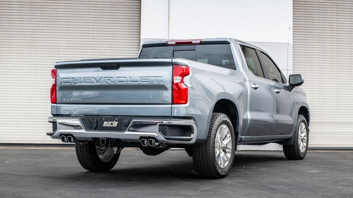 Borla 140784 Cat-Back Exhaust System ATAK for 2019-2023 Chevrolet Silverado 1500 / GMC Sierra 1500 (6.2L)