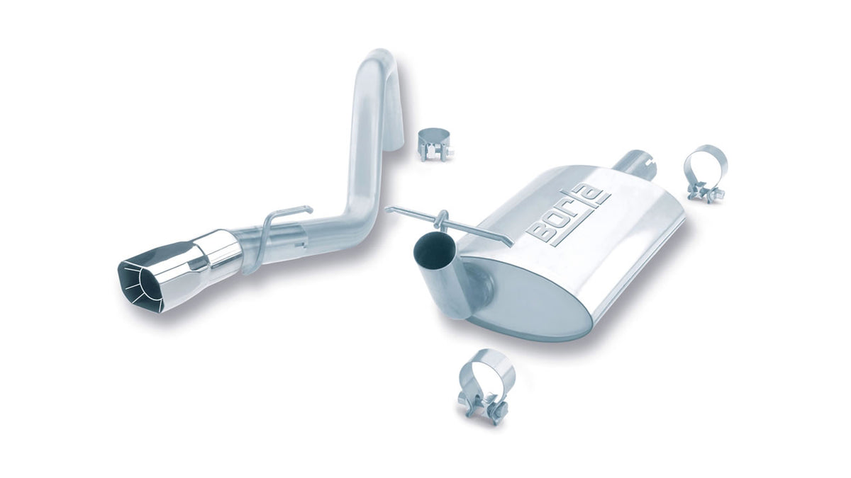 Borla 14364 Cat-Back Exhaust System Touring for 1991-1995 Jeep Wrangler (4.0L)