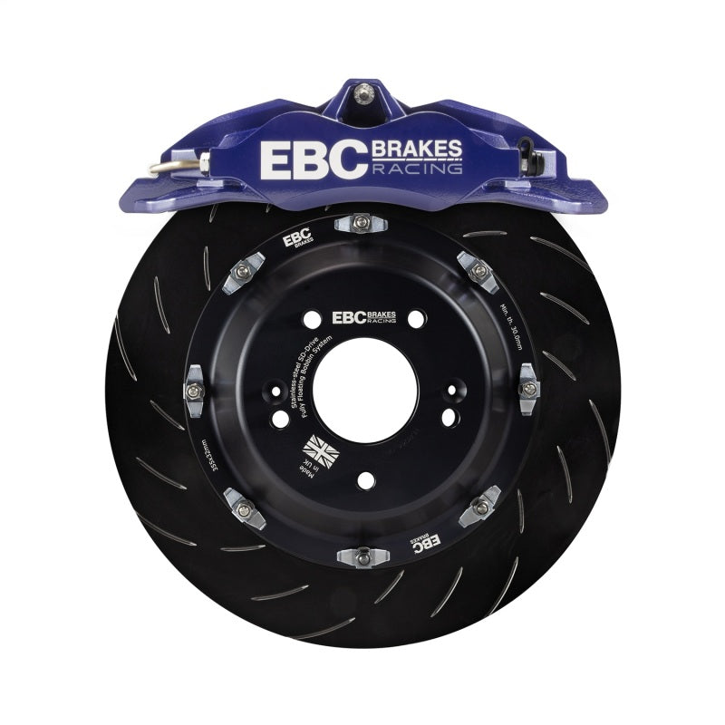 EBC Racing 12-21 Subaru BRZ/Toyota GT86 Blue Apollo-4 Calipers 330mm Rotors Front Big Brake Kit BBK031BLU-1