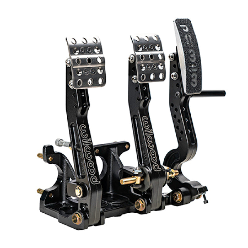 Wilwood Adjustable Balance Bar Brake, Clutch, Throttle - Floor Mount - 4.75-5.75:1 - #340-16602