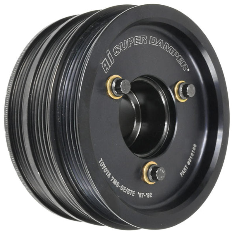 ATI Performance Products 918525 Super Damper Harmonic Balancer 5.67 in Aluminum 4/5 Groove for 1987-1992 Toyota Supra (7M-GE / 7M-GTE 3.0L)
