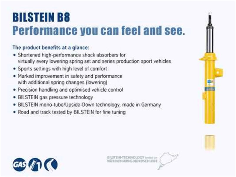 Bilstein 5100 Series 2018-2026 Jeep Wrangler JL Rear Shock Absorber (For Rear Lifted Height 2-3in)