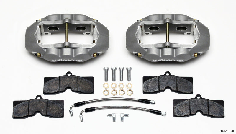 Wilwood D8-4 Rear Caliper Kit Clear Corvette C2 / C3 65-82 - #140-10790