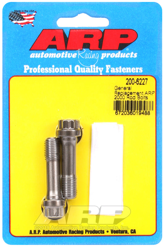 ARP 200-6227 General Replacement ARP2000 Rod Bolts