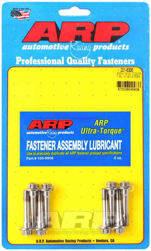 ARP 201-6305 for Mini N12/N14 1.6L Rod Bolt Kit