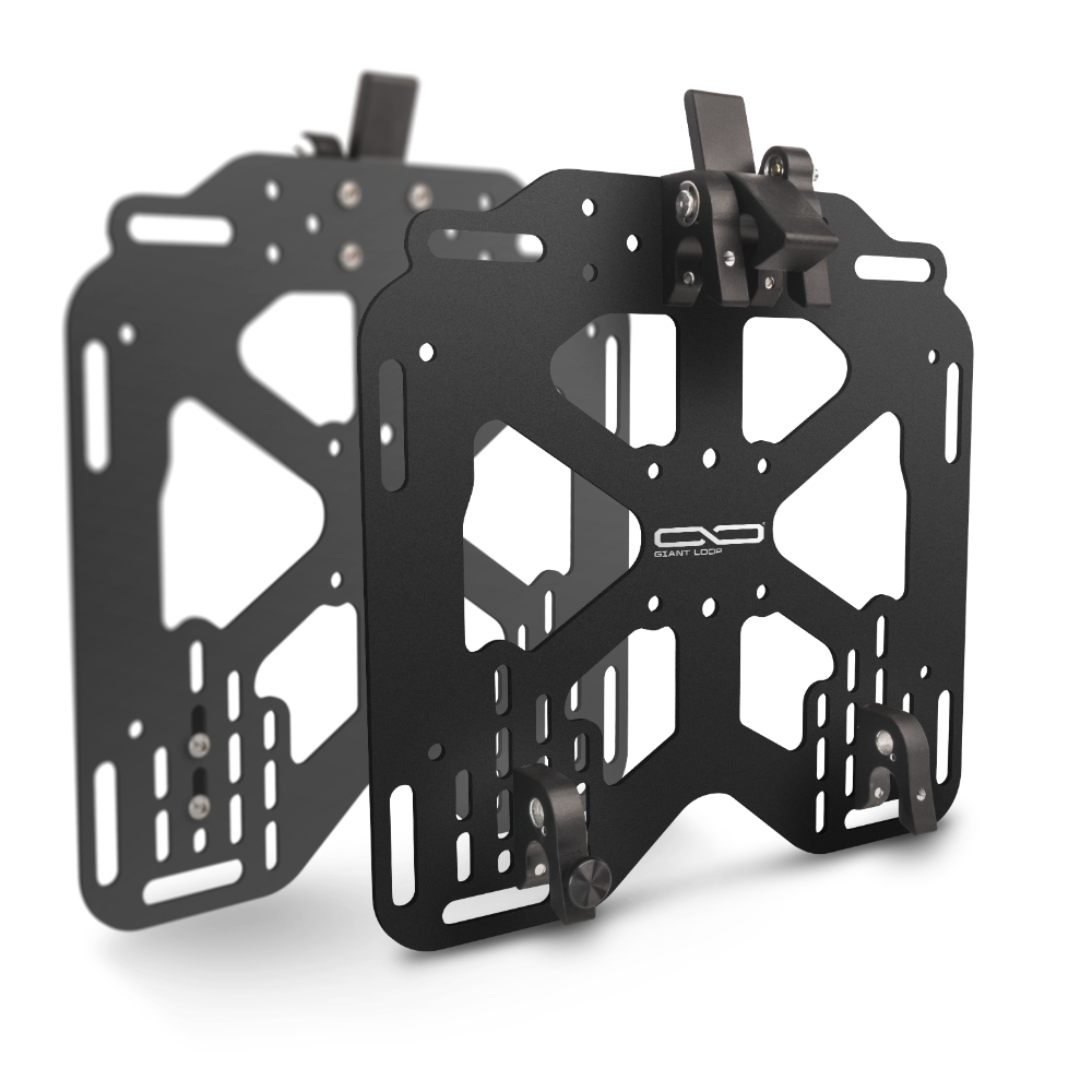 Giant Loop PNMT25 Pannier Mounts 18mm Round Tubing Hangers Black Motorcycle