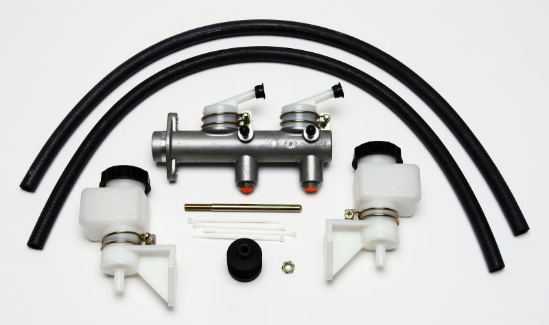Wilwood Tandem Master Cylinder - 1in Bore w/ Remote Reservoirs - #260-7563