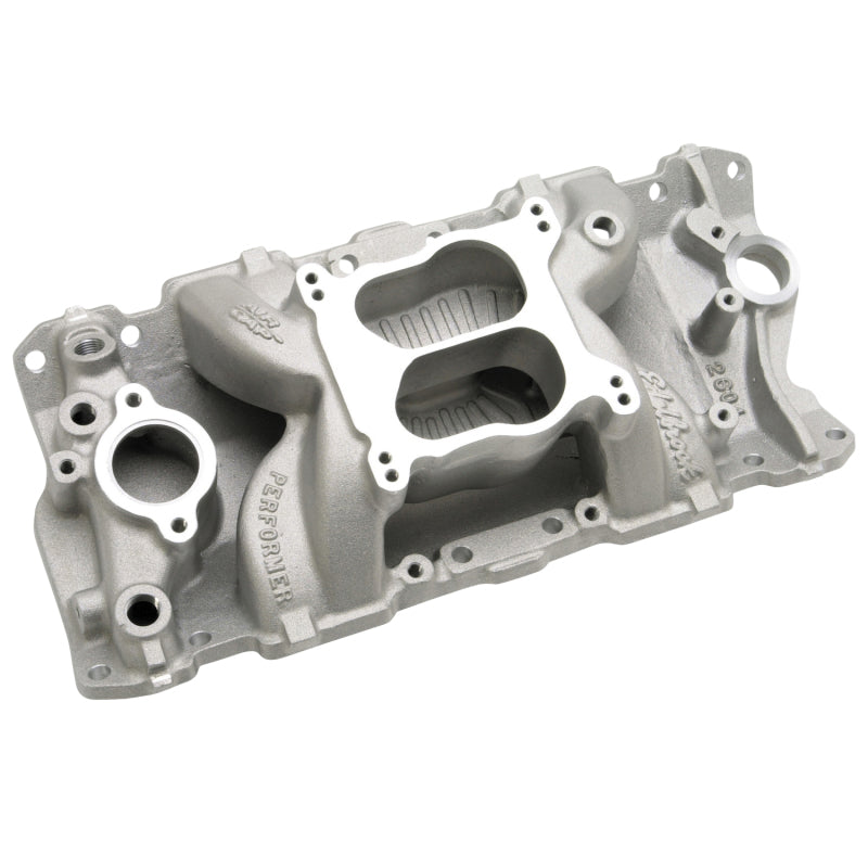 Edelbrock 2604 Intake Manifold Performer Air-Gap Small Block Chevrolet 1987-1995 Standard