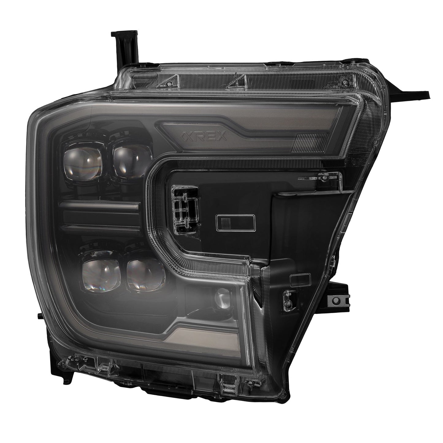 AlphaRex 880892 24-26 Ford Ranger NOVA LED Projector Headlights Alpha Black w/Activation Light/Sequential Signal/Switchback
