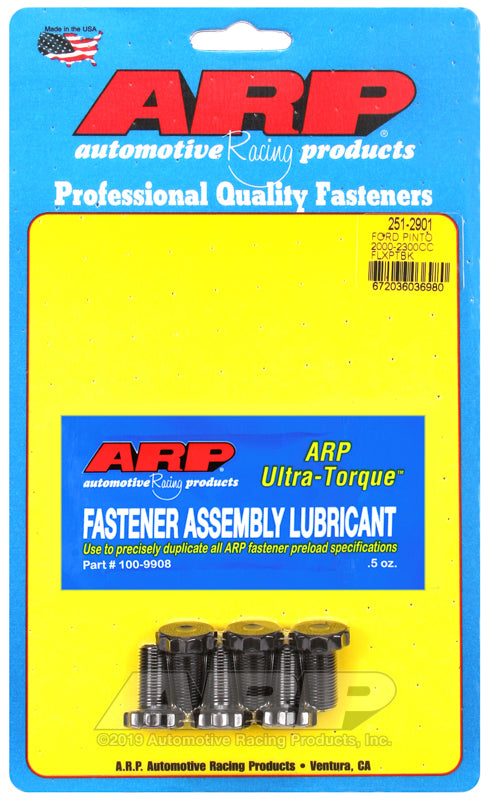 ARP 251-2901 for Ford Pinto 2000-2300cc Flexplate Bolt Kit