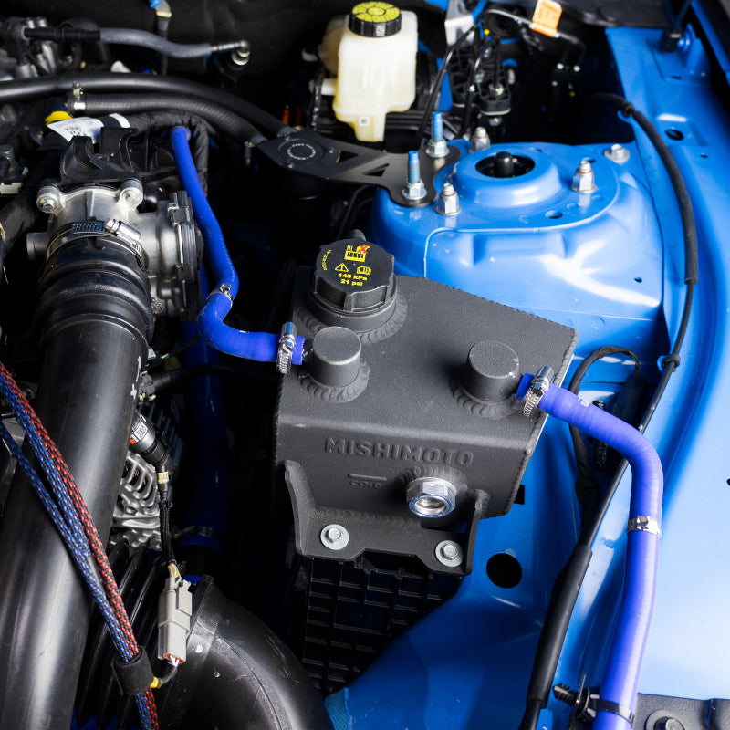 Mishimoto 2024+ Ford Mustang 2.3L Silicone Coolant Hose Kit - Blue - #MMHOSE-MUS4-24BL