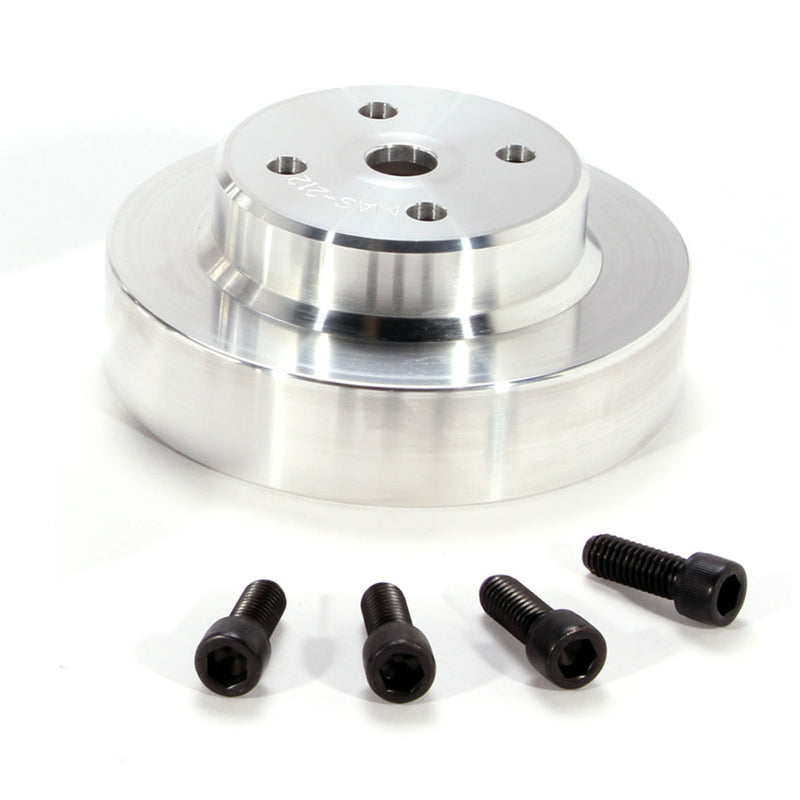 BBK Performance 1553 Underdrive Pulley Kit Billet Aluminum 3-Piece for 1986-1993 Ford Mustang 5.0L