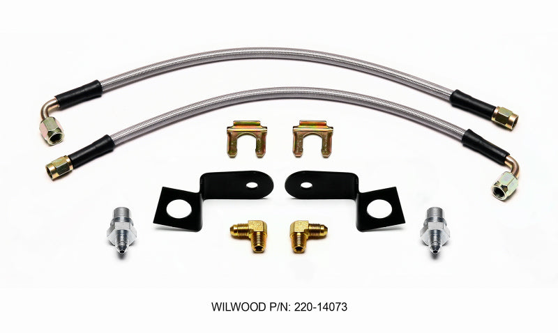 Wilwood Flexline Kit 14in. M10-1.00 90 Deg - #220-14073