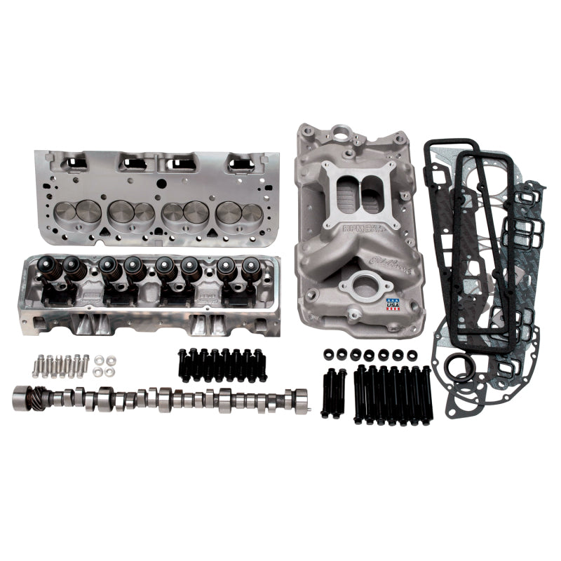 Edelbrock 2099 435Hp Total Power Package Top-End Kit for Use On 1955 And Later Small Block-Chevrolet