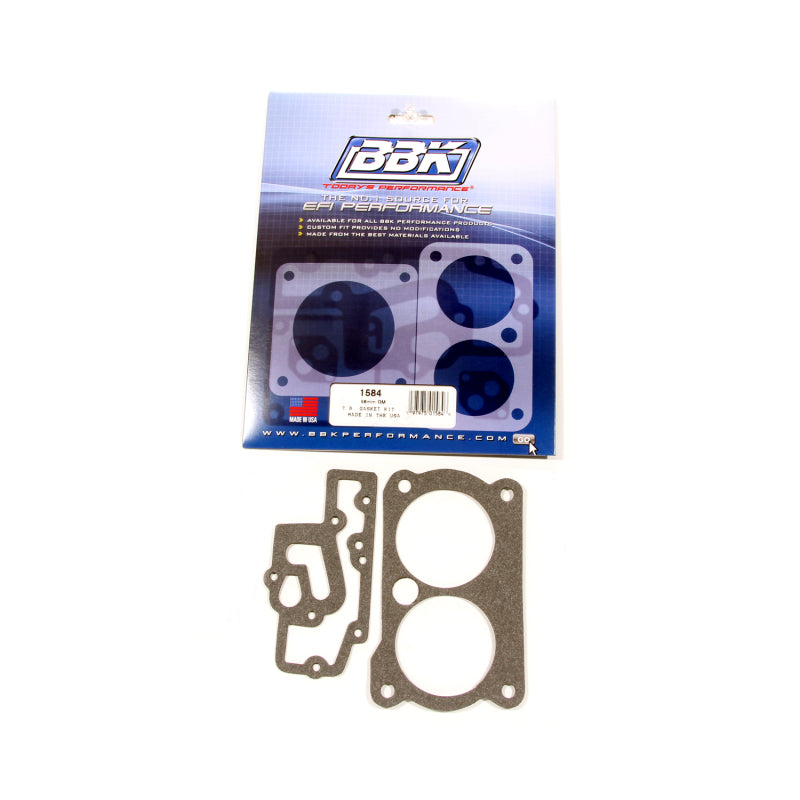 BBK Performance 1584 Throttle Body Gasket Kit for 1985-1992 Chevrolet Camaro / Corvette, Pontiac Firebird (5.0L / 5.7L TPI)