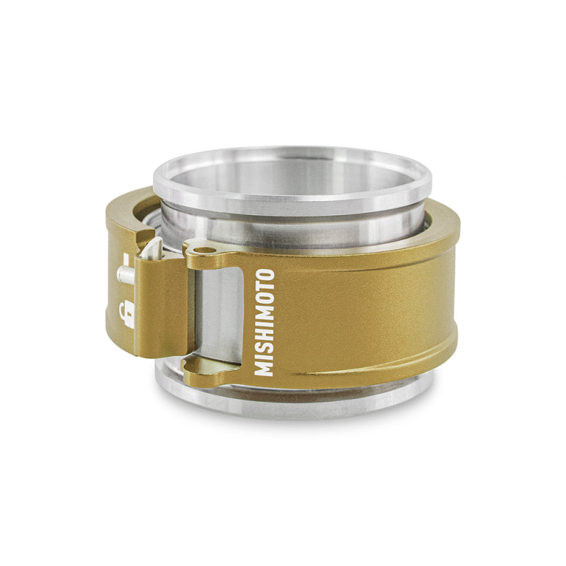 Mishimoto 2.5in Quick Release Clamp Assembly - Gold - #MMCLAMP-QD-25GD