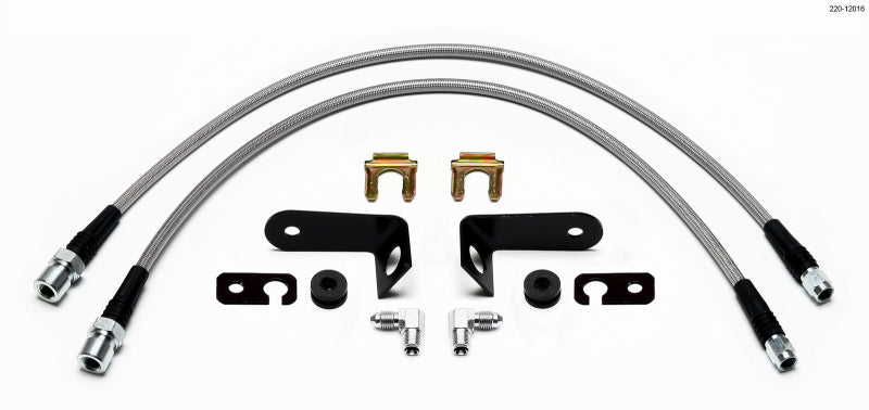 Wilwood Flexline Kit Honda CRZ 2011-up Front - #220-12016