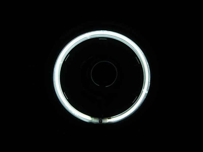 ANZO 2007-2014 Toyota Fj Cruiser Projector Headlights with Halo Black