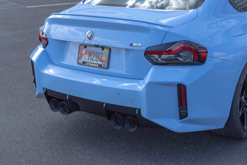 Dinan 23-27 BMW M2 (G87) Valved Axleback Exhaust System - Black Tips