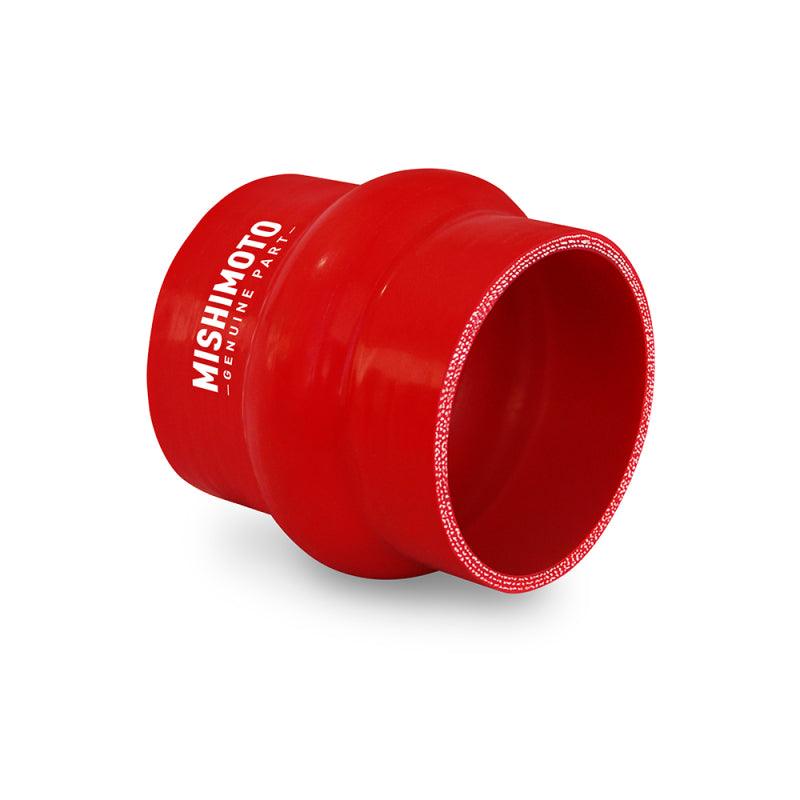 Mishimoto 3in. Hump Hose Silicone Coupler - Red - #MMCP-3HPRD