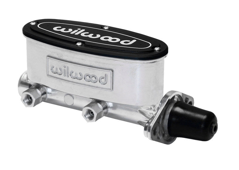 Wilwood High Volume Tandem Master Cylinder - 1 1/8in Bore Ball Burnished - #260-8556-P