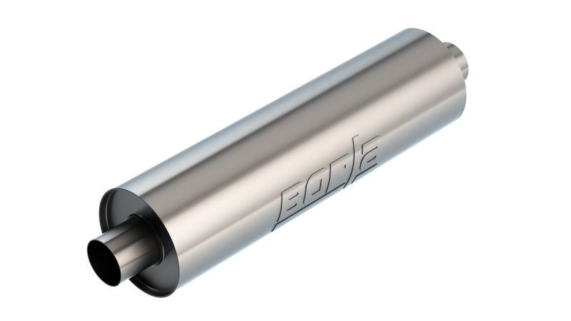 Borla 401664 Specialty Muffler 2.75in Center In/Out 6.75in Dia. 24in Body 29in OAL S-Type Un-Notched - #401664