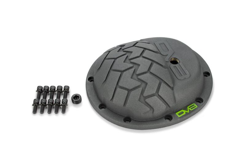 DV8 Offroad HD Dana 35 Diff Cover Cast Iron Gray Powdercoat - #D-JP-110001-D35