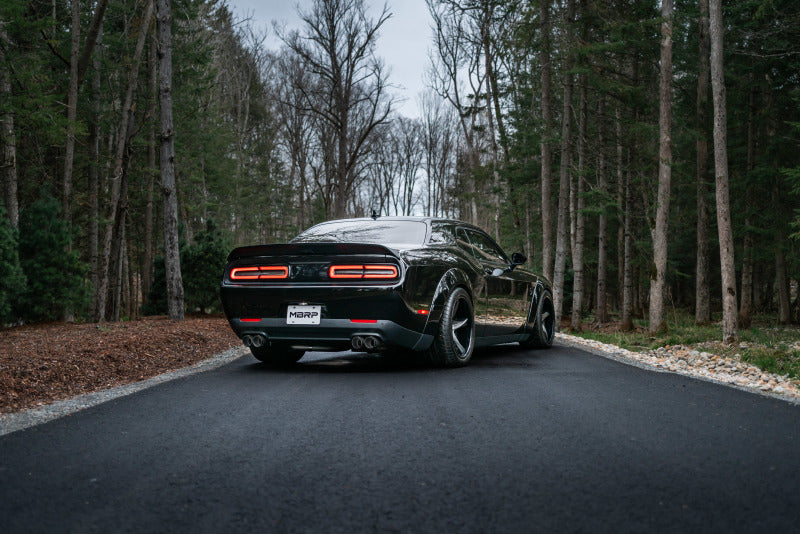 MBRP S7113AL Armor Lite Cat-Back Exhaust - Quad Rear Exit | 2015-2023 Dodge Challenger 5.7L/6.2L/6.4L HEMI