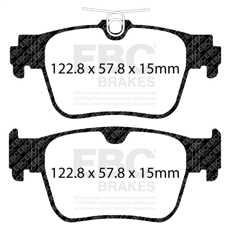 EBC 2022+ Volkswagen Golf R/GTI (Mk8) Yellowstuff Rear Brake Pads DP42438R
