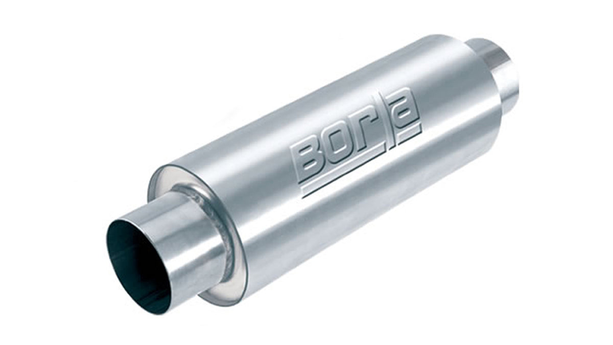 Borla 400374 XR-1 Multi-Core Muffler 4 in Center / Center (16 x 6.25 in Round) for Rotary Engines