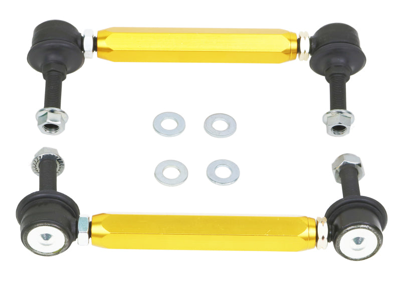 Whiteline KLC140-235 Universal Sway Bar Link Kit Heavy Duty Adjustable 10mm Ball Joint