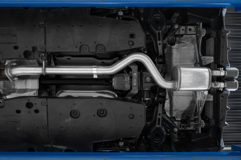MBRP S43033CF 2023-2026 Toyota Corolla GR 1.6L T304 SS 3in Cat-Back Dual Center Rear w/ Carbon Fiber Tips - #S43033CF