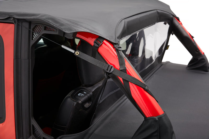 Bestop 18-23 Jeep Wrangler JL 4-Door Duster Deck Cover (Black Diamond)