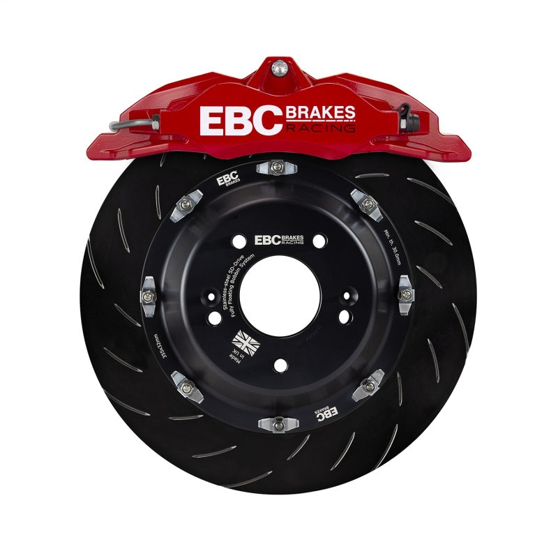 EBC Racing 12-21 Subaru BRZ/Toyota GT86 Red Apollo-4 Calipers 330mm Rotors Front Big Brake Kit BBK031RED-1
