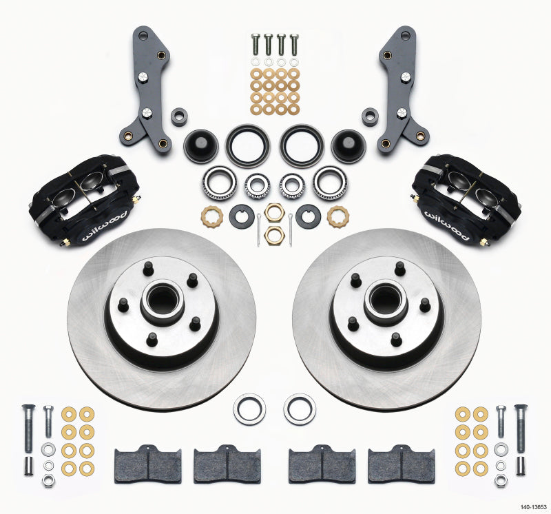 Wilwood Forged Dynalite-M Front Kit 11.30in 1 PC Rotor&Hub 60-68 Ford / Mercury Full Size / Galaxie - #140-13653