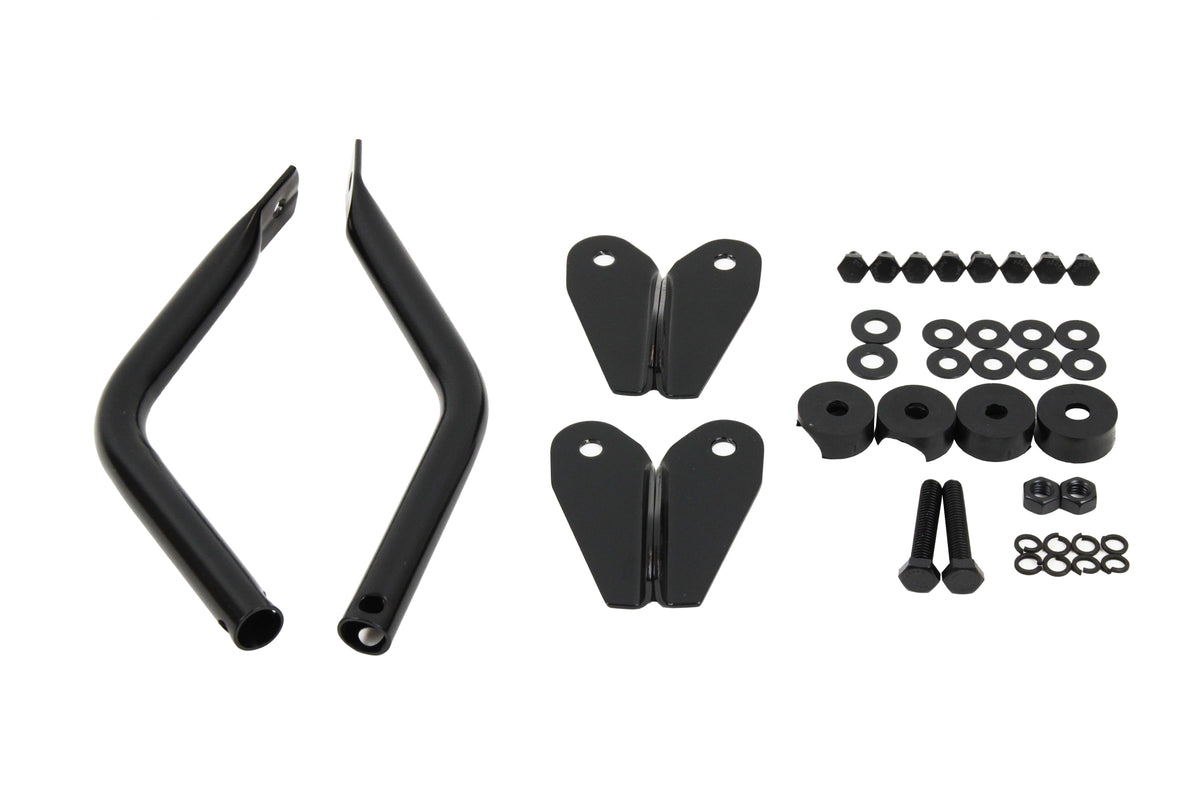 Kentrol 50417 Side Mirror Kit Pair for 1955-1986 Jeep CJ5 CJ7 CJ8 - Powdercoat Black