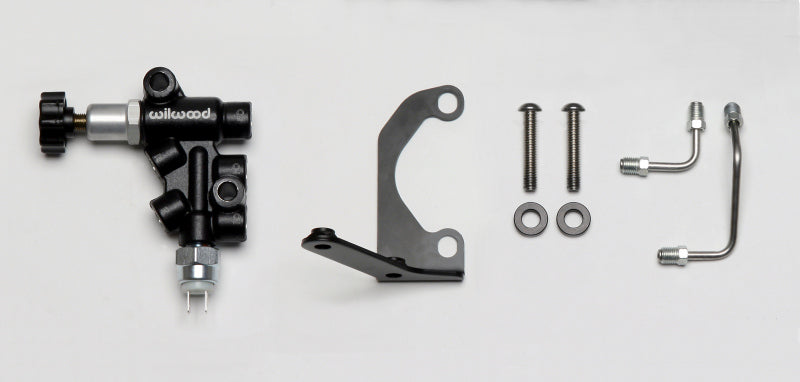 Wilwood Tandem Master Cylinder Mounting Bracket L/H Kit w/ Prop Valve - #260-13190